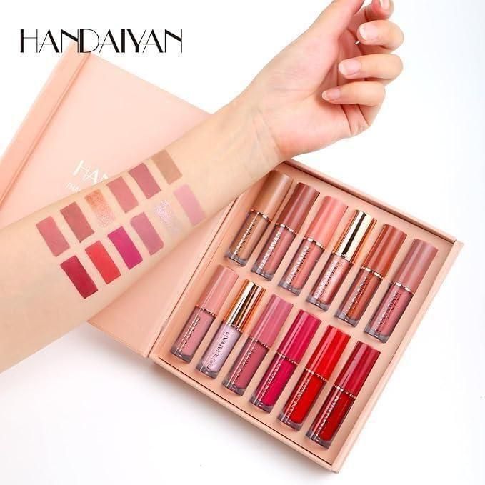 Velvet Matte Liquid Lipstick Set 12Pcs | WATERPROOF | LONGLASTING | PRUMIUM SET |